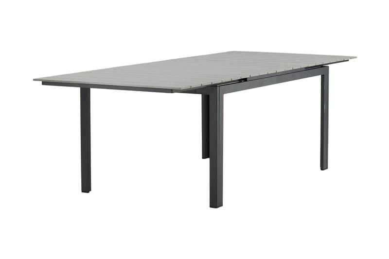 Levels Förlängningsbart Matbord Utomhus 160-240 cm Grå/Svart - Venture Home - Utemöbler - Trädgårdsbord & Utebord - Matbord ute