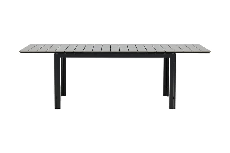 Levels Förlängningsbart Matbord Utomhus 160-240 cm Grå/Svart - Venture Home - Utemöbler - Trädgårdsbord & Utebord - Matbord ute