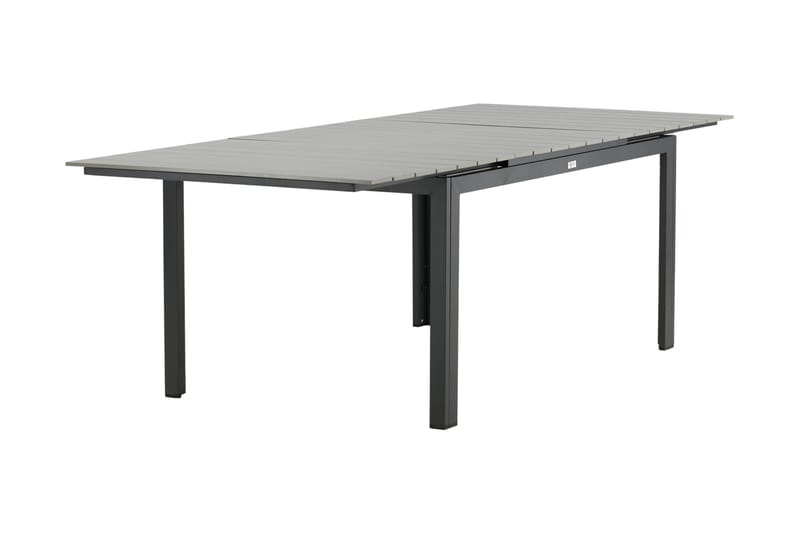 Levels Förlängningsbart Matbord Utomhus 160-240 cm Grå/Svart - Venture Home - Utemöbler - Trädgårdsbord & Utebord - Matbord ute