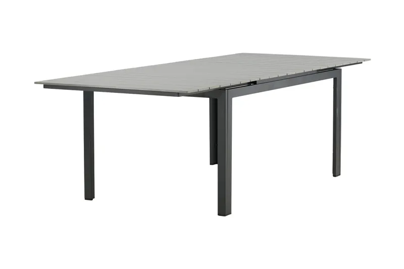 Levels Förlängningsbart Matbord Utomhus 160-240 cm Grå/Svart - Venture Home - Utemöbler - Trädgårdsbord & Utebord - Matbord ute