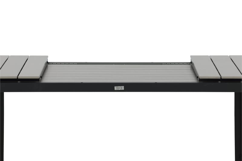 Levels Förlängningsbart Matbord Utomhus 160-240 cm Grå/Svart - Venture Home - Utemöbler - Trädgårdsbord & Utebord - Matbord ute