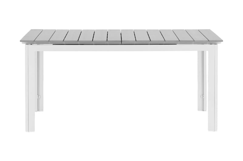 Levels Förlängningsbart Matbord Utomhus 160-240 cm - Vit/Grå - Utemöbler - Trädgårdsbord & Utebord - Matbord ute