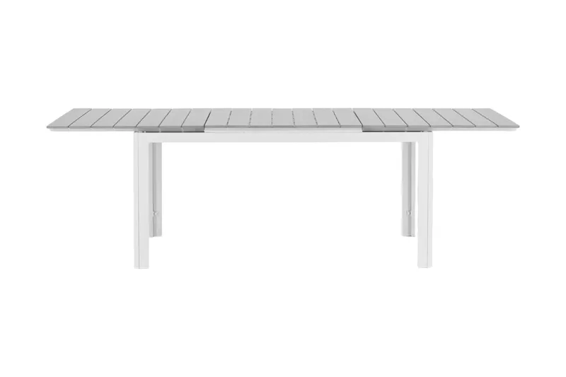 Levels Förlängningsbart Matbord Utomhus 160-240 cm - Vit/Grå - Utemöbler - Trädgårdsbord & Utebord - Matbord ute