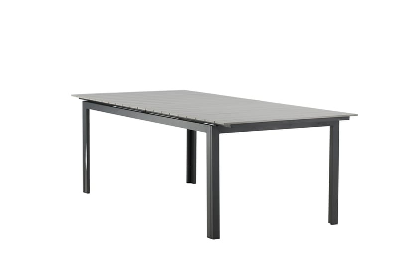 Levels Förlängningsbart Matbord Utomhus 224-324 cm - Grå/Svart - Utemöbler - Trädgårdsbord & Utebord - Matbord ute