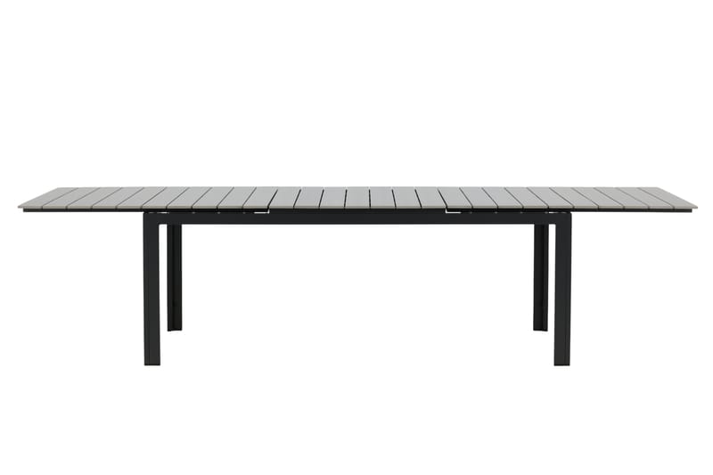Levels Förlängningsbart Matbord Utomhus 224-324 cm - Grå/Svart - Utemöbler - Trädgårdsbord & Utebord - Matbord ute