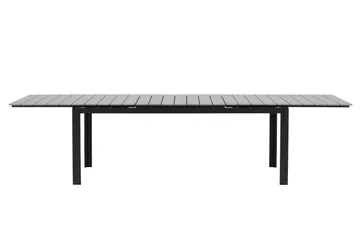 Levels Förlängningsbart Matbord Utomhus 224-324 cm - Grå/Svart - Utemöbler - Trädgårdsbord & Utebord - Matbord ute