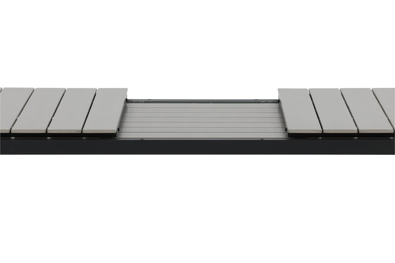 Levels Förlängningsbart Matbord Utomhus 224-324 cm - Grå/Svart - Utemöbler - Trädgårdsbord & Utebord - Matbord ute