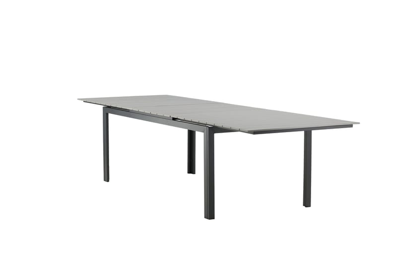 Levels Förlängningsbart Matbord Utomhus 224-324 cm - Grå/Svart - Utemöbler - Trädgårdsbord & Utebord - Matbord ute