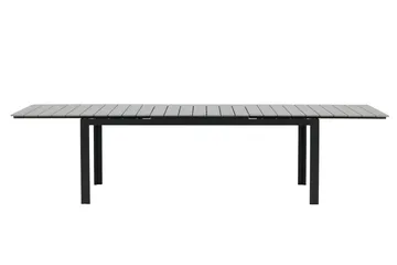 Levels Förlängningsbart Matbord Utomhus 224-324 cm - Grå/Svart - Utemöbler - Trädgårdsbord & Utebord - Matbord ute