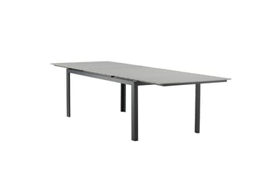 Levels Förlängningsbart Matbord Utomhus 224-324 cm - Grå/Svart - Utemöbler - Trädgårdsbord & Utebord - Matbord ute