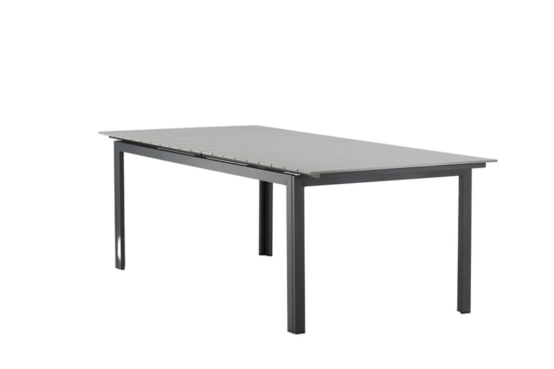 Levels Förlängningsbart Matbord Utomhus 224-324 cm - Grå/Svart - Utemöbler - Trädgårdsbord & Utebord - Matbord ute