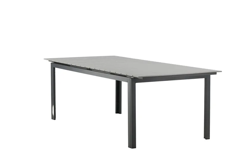 Levels Förlängningsbart Matbord Utomhus 224-324 cm - Grå/Svart - Utemöbler - Trädgårdsbord & Utebord - Matbord ute