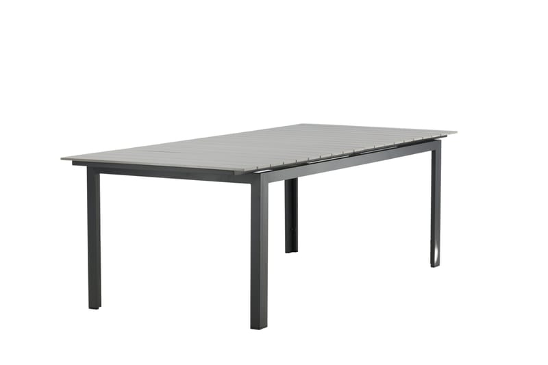 Levels Förlängningsbart Matbord Utomhus 224-324 cm - Grå/Svart - Utemöbler - Trädgårdsbord & Utebord - Matbord ute