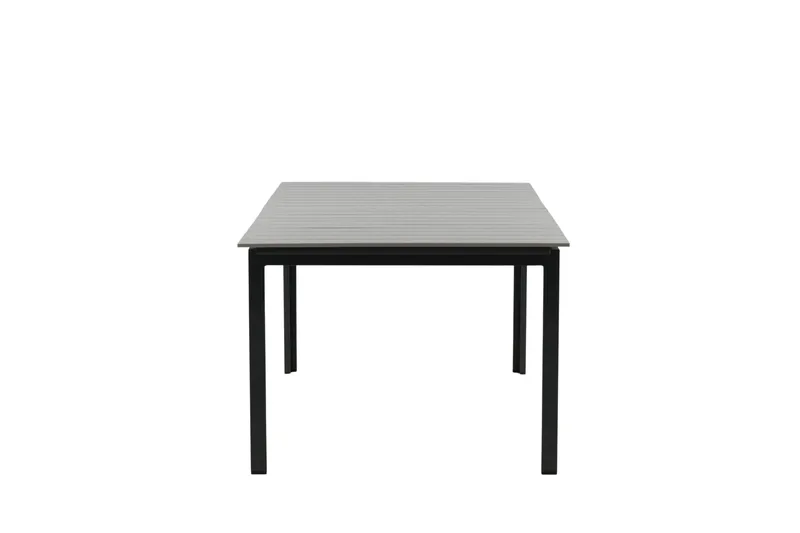 Levels Förlängningsbart Matbord Utomhus 224-324 cm - Grå/Svart - Utemöbler - Trädgårdsbord & Utebord - Matbord ute
