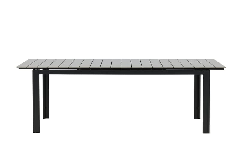 Levels Förlängningsbart Matbord Utomhus 224-324 cm - Grå/Svart - Utemöbler - Trädgårdsbord & Utebord - Matbord ute