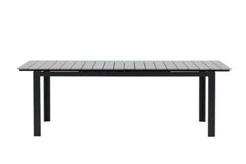 Levels Förlängningsbart Matbord Utomhus 224-324 cm - Grå/Svart - Utemöbler - Trädgårdsbord & Utebord - Matbord ute