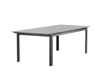 Levels Förlängningsbart Matbord Utomhus 224-324 cm - Grå/Svart - Utemöbler - Trädgårdsbord & Utebord - Matbord ute