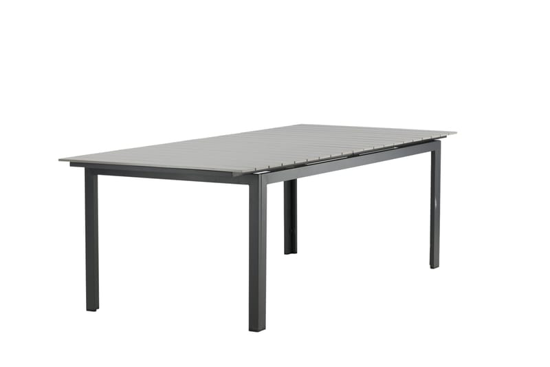 Levels Förlängningsbart Matbord Utomhus 224-324 cm - Grå/Svart - Utemöbler - Trädgårdsbord & Utebord - Matbord ute