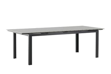 Levels Förlängningsbart Matbord Utomhus 224-324 cm - Grå/Svart - Utemöbler - Trädgårdsbord & Utebord - Matbord ute