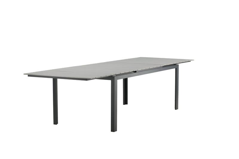 Levels Förlängningsbart Matbord Utomhus 224-324 cm - Grå/Svart - Utemöbler - Trädgårdsbord & Utebord - Matbord ute