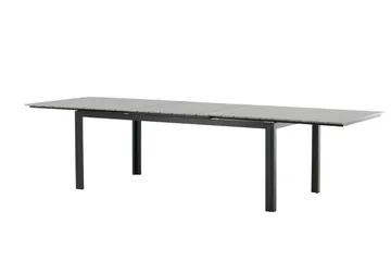 Levels Förlängningsbart Matbord Utomhus 224-324 cm - Grå/Svart - Utemöbler - Trädgårdsbord & Utebord - Matbord ute