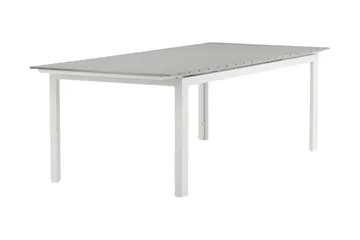 Levels Förlängningsbart Matbord Utomhus 224-324 cm - Grå/Vit - Utemöbler - Trädgårdsbord & Utebord - Matbord ute