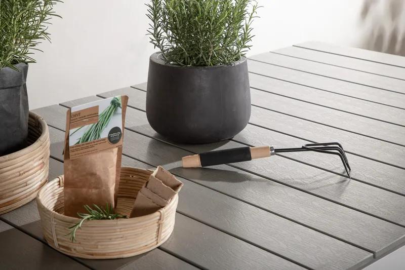 Levels Förlängningsbart Matbord Utomhus 224-324 cm - Grå/Vit - Utemöbler - Trädgårdsbord & Utebord - Matbord ute