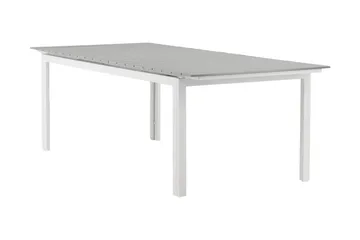Levels Förlängningsbart Matbord Utomhus 224-324 cm - Grå/Vit - Utemöbler - Trädgårdsbord & Utebord - Matbord ute