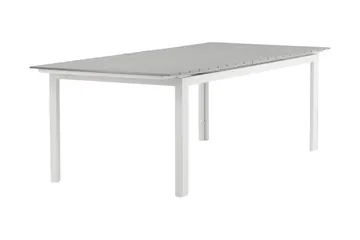 Levels Förlängningsbart Matbord Utomhus 224-324 cm - Grå/Vit - Utemöbler - Trädgårdsbord & Utebord - Matbord ute