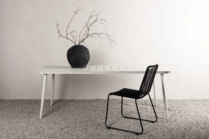 Lina Matbord Utomhus 200 cm - Vit - Utemöbler - Trädgårdsbord & Utebord - Matbord ute