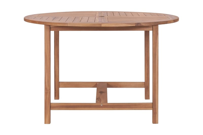 Matbord för trädgården 110x75 cm massiv teak - Brun - Matbord ute