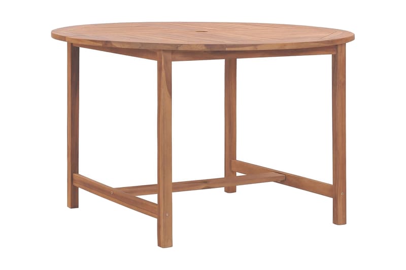 Matbord för trädgården 110x75 cm massiv teak - Brun - Matbord ute