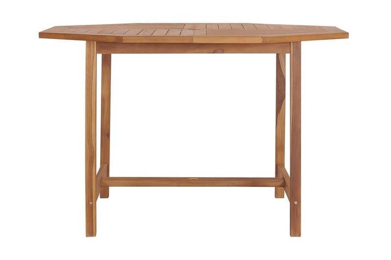 Matbord Utomhus för trädgården 110x110x75 cm massiv teak - Brun - Utemöbler - Trädgårdsbord & Utebord - Matbord ute