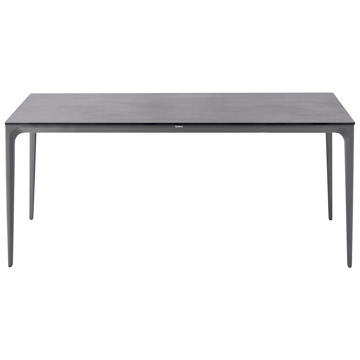 Matbord utomhus Sovareto 90x180 cm Steneffekt - Grå - Utemöbler - Trädgårdsbord & Utebord - Matbord ute