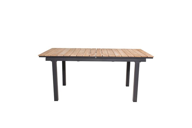 Mexico Förlängningsbart Matbord Utomhus 160-240 cm Brun/Svart - Venture Home - Utemöbler - Trädgårdsbord & Utebord - Matbord ute