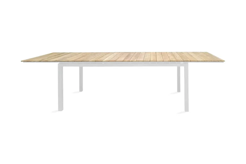 Mexico Förlängningsbart Matbord Utomhus 180-240 cm, Brun/Vit