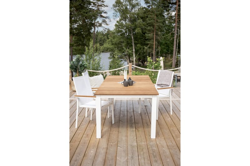 Mexico Matbord Utomhus 200 cm - Brun/Beige - Utemöbler - Trädgårdsbord & Utebord - Matbord ute