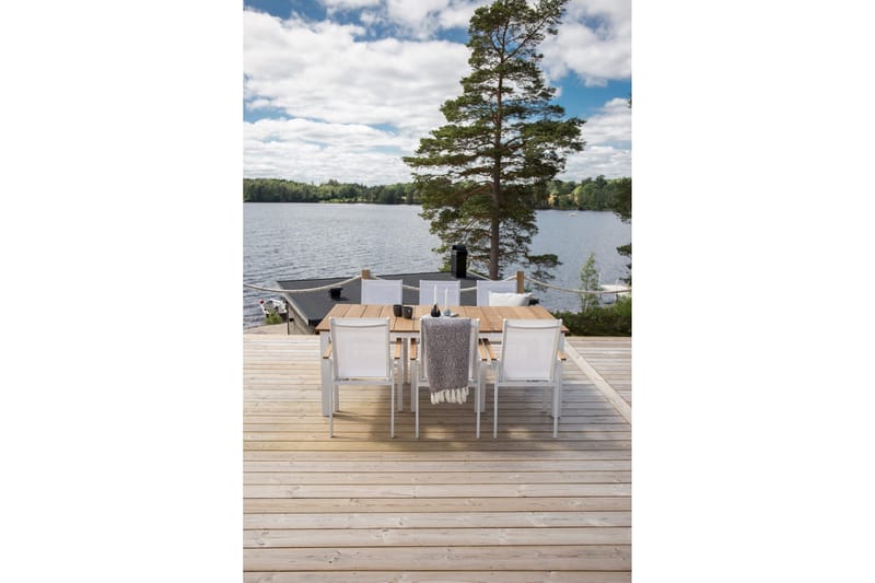 Mexico Matbord Utomhus 200 cm - Brun/Beige - Utemöbler - Trädgårdsbord & Utebord - Matbord ute