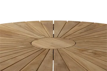 Mexico Matbord Utomhus Rund 140 cm Brun/Svart - Venture Home - Utemöbler - Trädgårdsbord & Utebord - Matbord ute