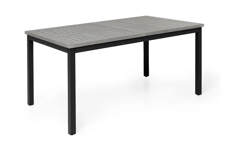 Monaco Förlängningsbart Matbord 152-210x90 cm, Svart / Grå