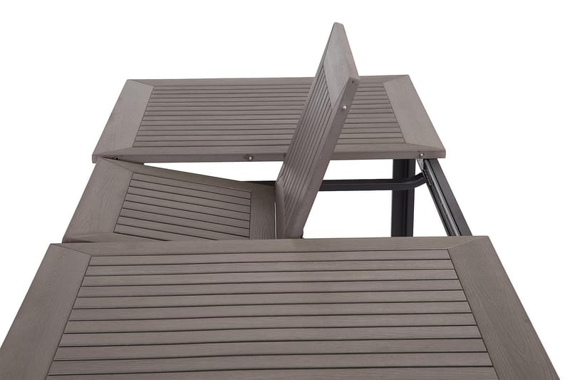 Monaco Förlängningsbart Matbord 152-210x90 cm - Svart / Grå - Utemöbler - Trädgårdsbord & Utebord - Matbord ute