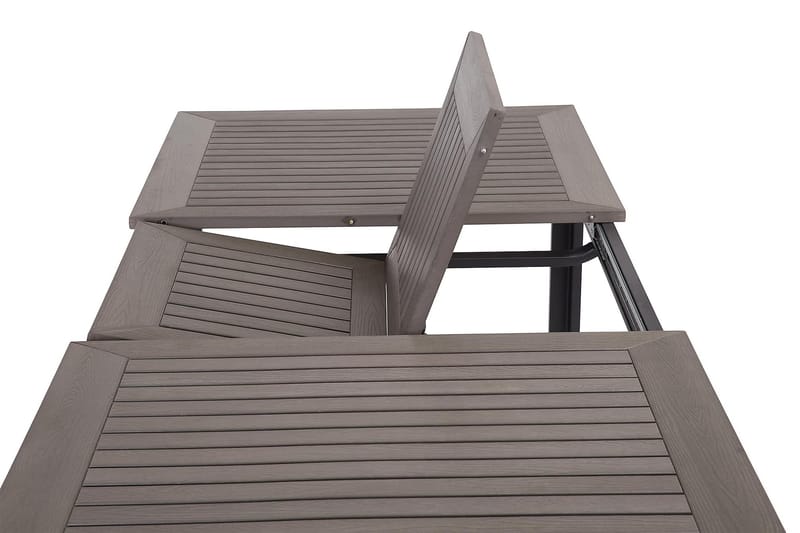MONACO Förlängningsbart Matbord Utomhus 152-210x90 Svart - Utemöbler - Trädgårdsbord & Utebord - Matbord ute