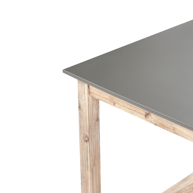 Matbord utomhus Notteri 90x180 cm Betong - Grå/Brun - Utemöbler - Trädgårdsbord & Utebord - Matbord ute