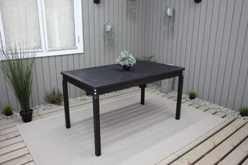 Olivio Matbord Utomhus 135x77 cm - Svart - Utemöbler - Trädgårdsbord & Utebord - Matbord ute