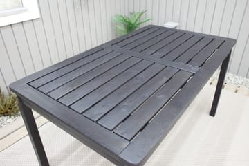 Olivio Matbord Utomhus 135x77 cm - Svart - Utemöbler - Trädgårdsbord & Utebord - Matbord ute