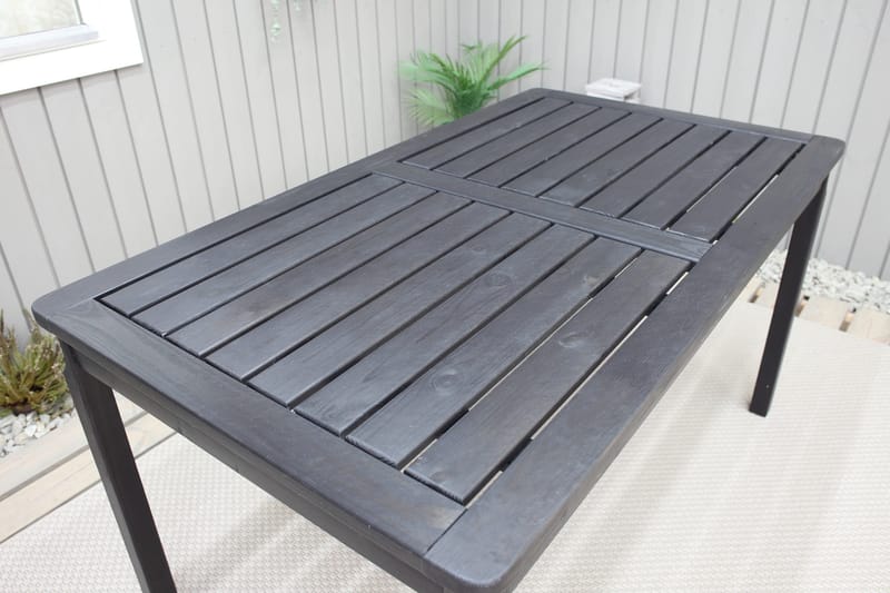 Olivio Matbord Utomhus 135x77 cm - Svart - Utemöbler - Trädgårdsbord & Utebord - Matbord ute