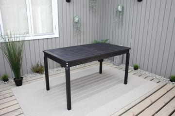 Olivio Matbord Utomhus 135x77 cm - Svart - Utemöbler - Trädgårdsbord & Utebord - Matbord ute