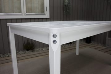 Olivo Fasta Matbord Utomhus 135 cm Vit - Utemöbler - Trädgårdsbord & Utebord - Matbord ute
