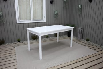 Olivo Fasta Matbord Utomhus 135 cm Vit - Utemöbler - Trädgårdsbord & Utebord - Matbord ute