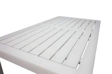 Olivo Fasta Matbord Utomhus 135 cm Vit - Utemöbler - Trädgårdsbord & Utebord - Matbord ute